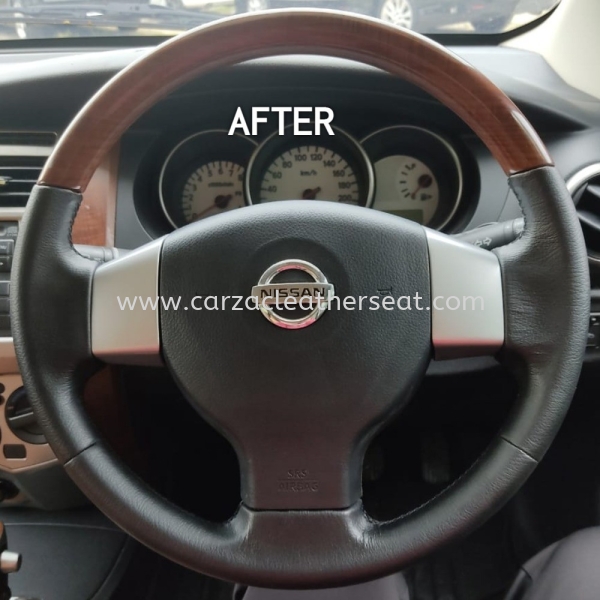 GRAND LIVINA STEERING WHEEL REPLACE LEATHER 