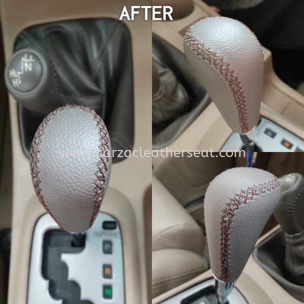 TOYOTA FORTUNER GEAR KNOB REPLACE LEATHER 