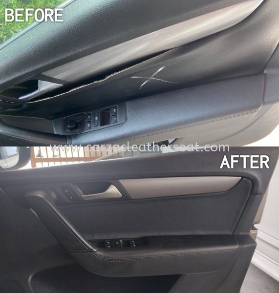 VOLKSWAGEN PASSAT DOOR PANEL WRAPPING REPLACE LEATHER 