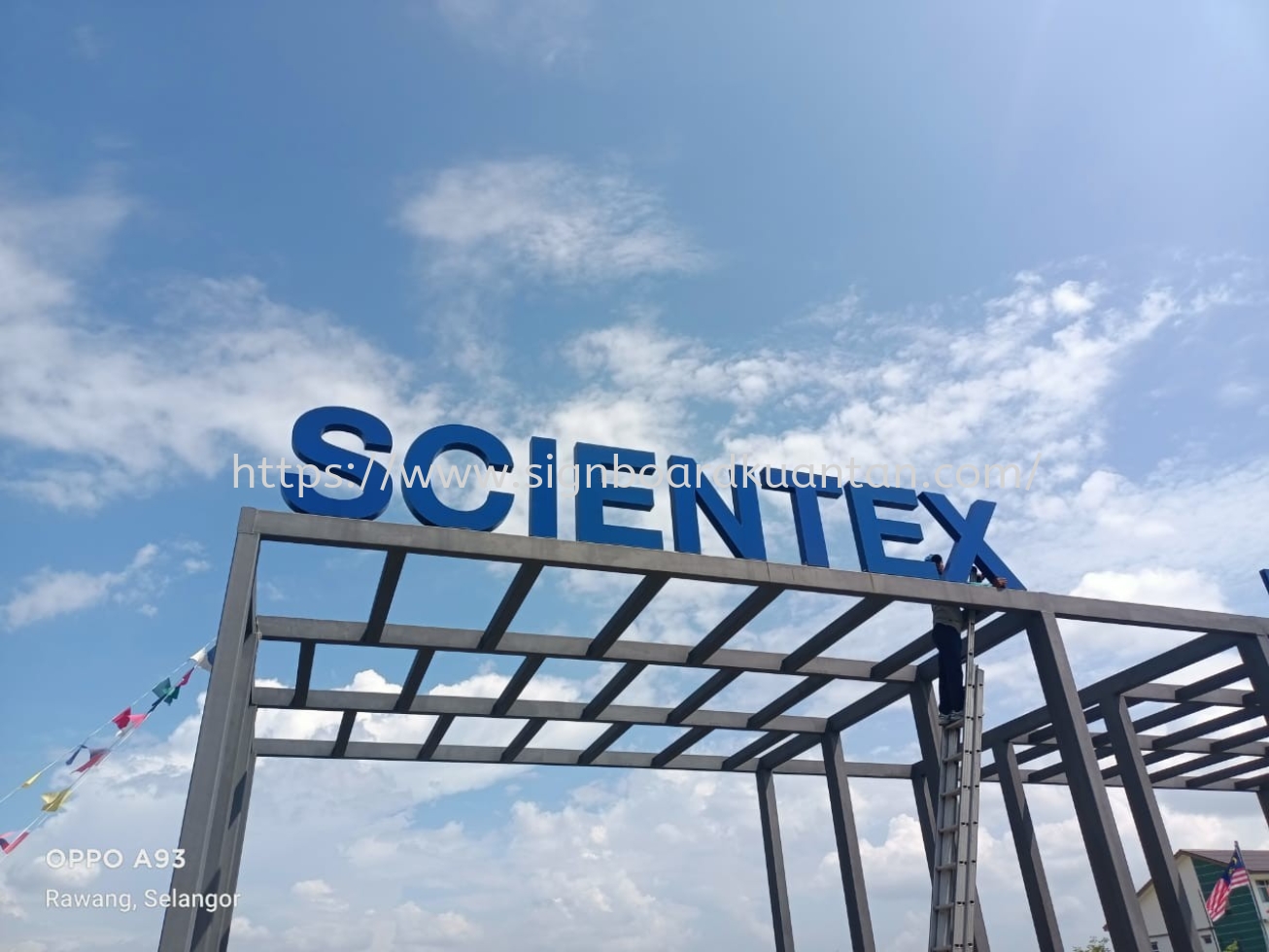 SCIENTEX EG 3D BOX UP LETTERING SIGNAGE