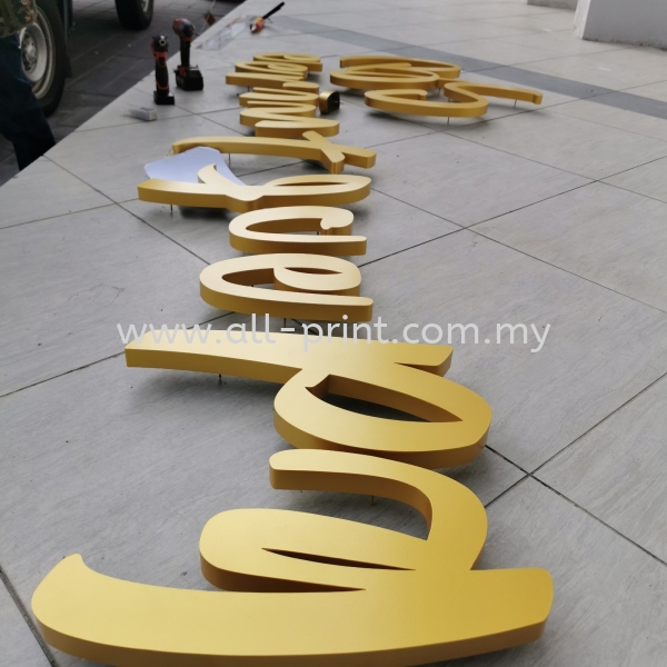 Beperfect skin Sunsuria - 3D Box Up Lettering Signage 