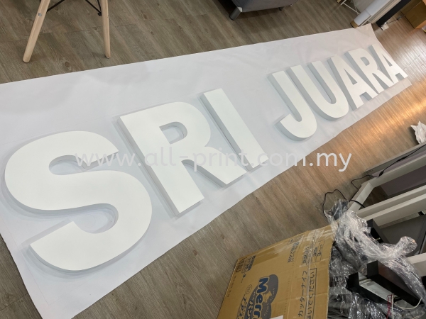 Pusat Tuisyen Sri Juara - Eco Ardance - 3D Box Up Lettering 