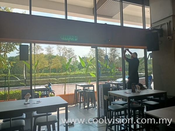 UV Heat Rejection Tinted Film @ The Coaster Rio Puchong