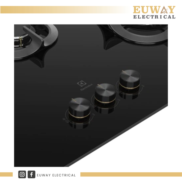 ELECTROLUX 3 BURNER BUILT-IN GAS HOB EHG9331BC