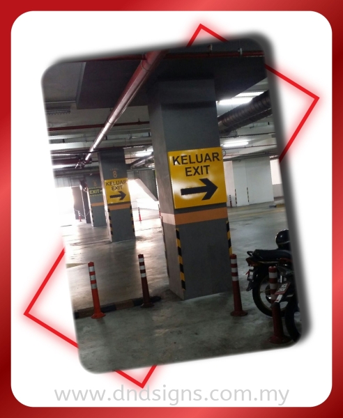 Carpark Lighting Signage