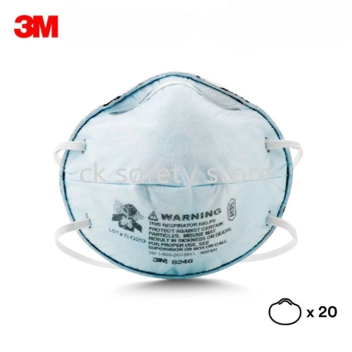 3M 8246 R95 Acid Gas Disposable Respirator/ Acid Gas Mask [20 pcs/box]