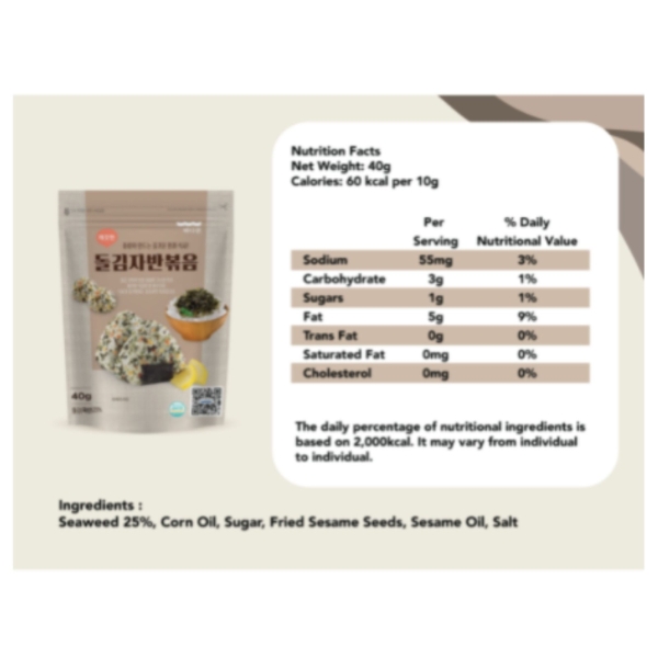 Badaone Seasoned Seaweed Original 40g