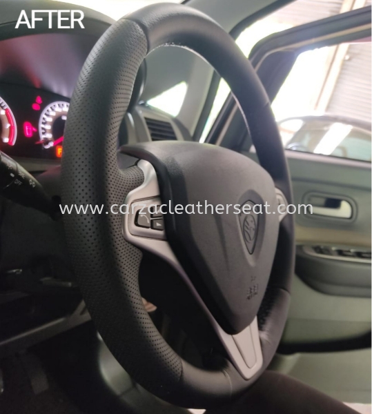 PROTON EXORA STEERING WHEEL REPLACE LEATHER 