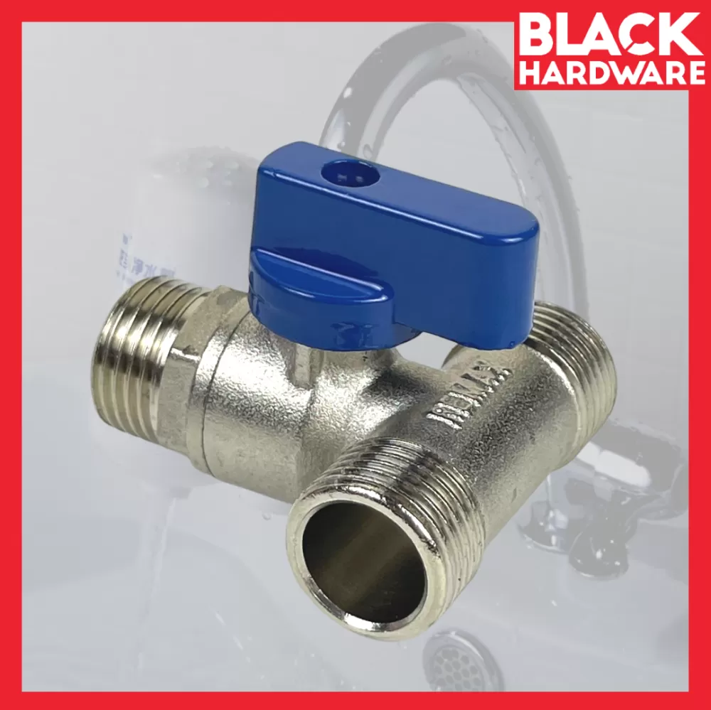 REMAX 1/2" THREE WAY BALL VALVE