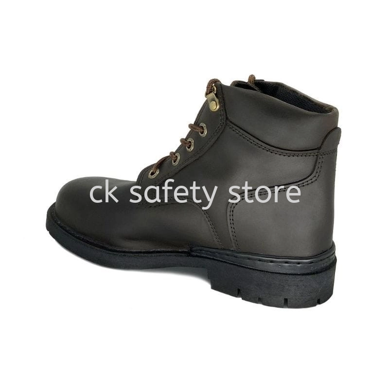 Black Hammer BH4660 Mid Cut Lace Up Safety Shoes