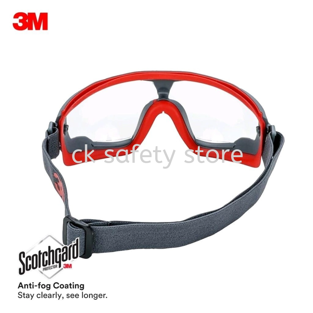 3M GG501SGAF GoggleGear Scotchgard Protector Ultimate Anti-fog Goggle/ Safety Eyewear