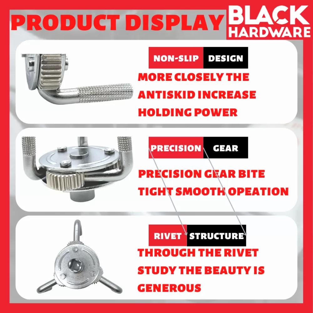 TRIANGLE / CIRCLE THREE LEGS OIL FILTER WRENCH