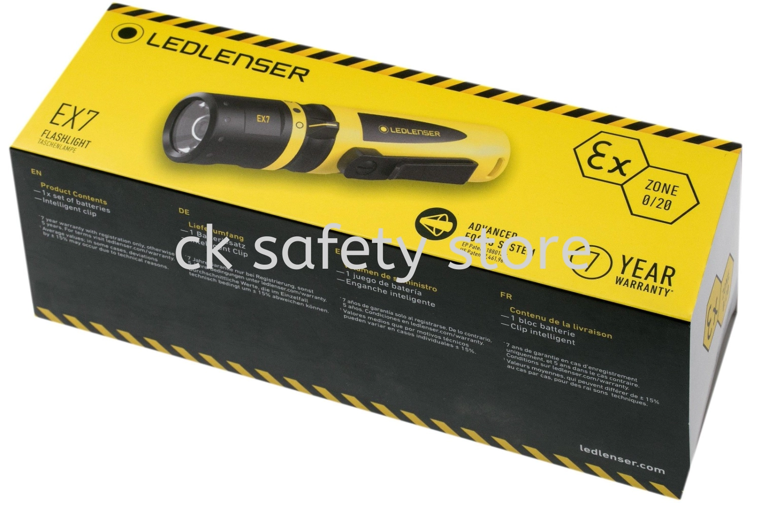 LEDLENSER ATEX EX7 FLASHLIGHT 