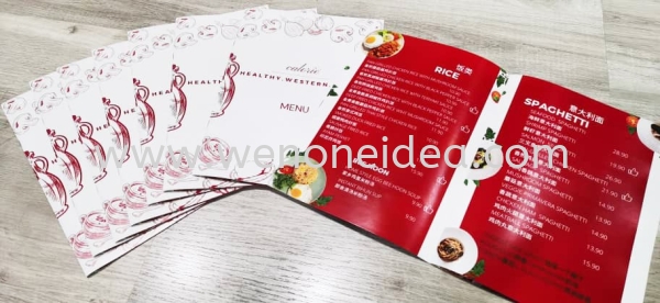 Food Menu A4 size