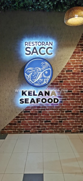 Restoran SACC Kelana Seafood- 3D Eg Box up Led Back Lit Signage