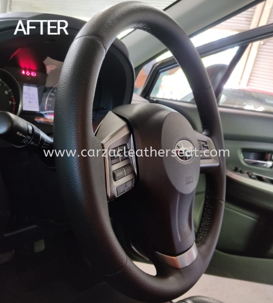 SUBARU XV STEERING WHEEL REPLACE LEATHER 