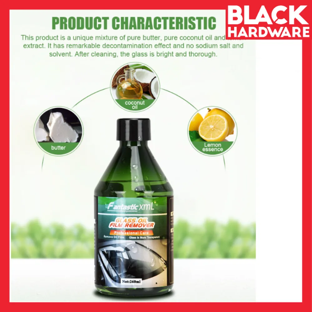 260ML GLASS OIL FILM REMOVER