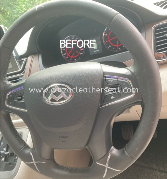 WESTSTAR MAXUS STEERING WHEEL REPLACE LEATHER 