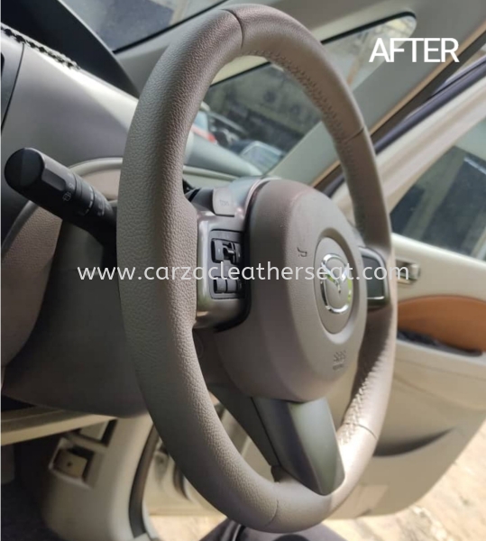 MAZDA BLANTE STEERING WHEEL REPLACE LEATHER 