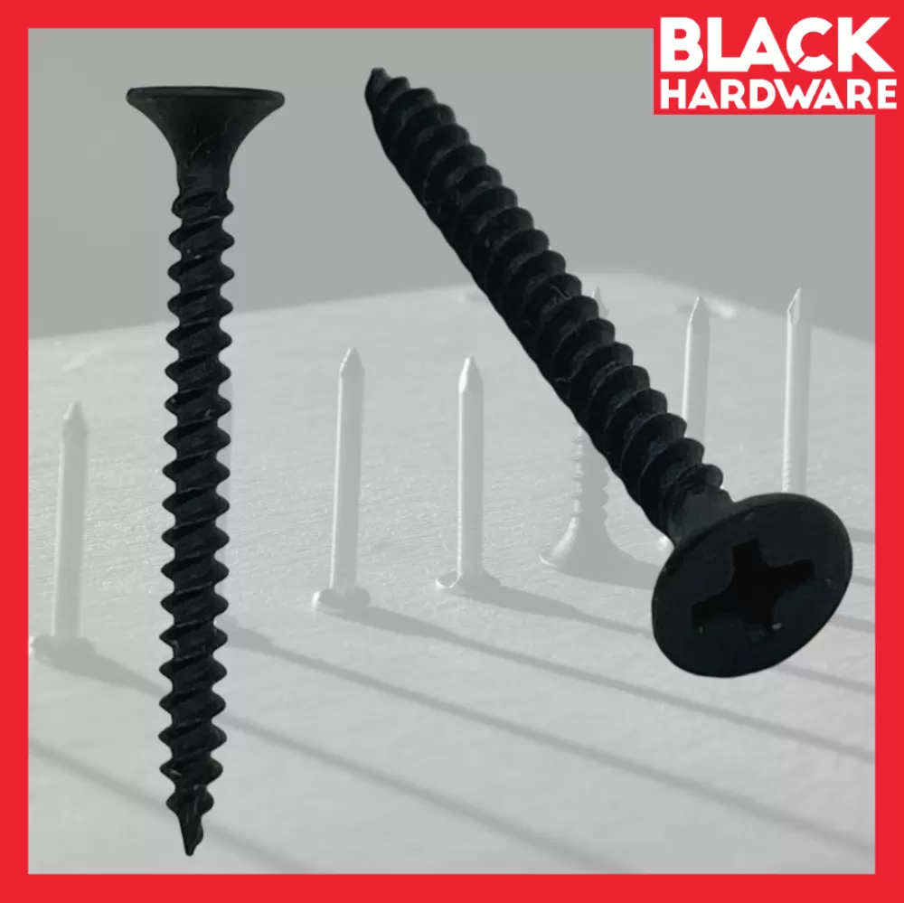 Self Drilling Tapping Screws Box Black Color