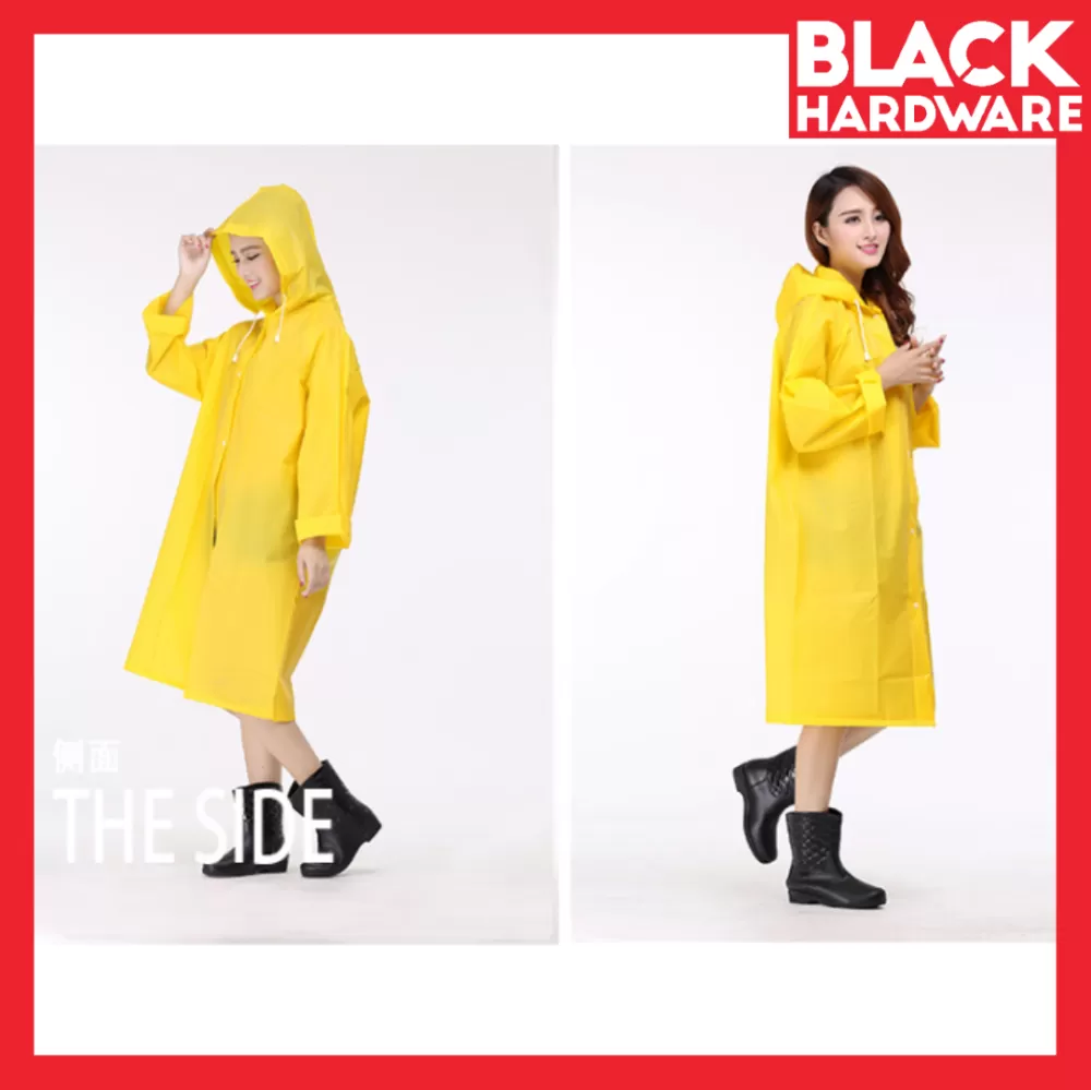 Women Man Adult Fashion Thick Eva Raincoat Size 65*115cm