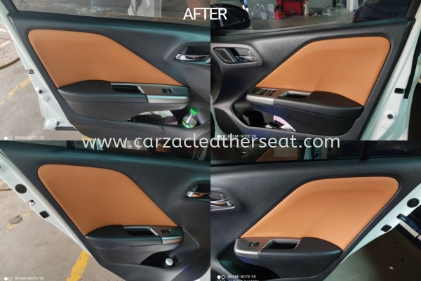 HONDA CITY SEAT REPLACE LEATHER & DOOR PANEL WRAPPING