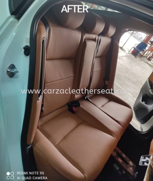 HONDA CITY SEAT REPLACE LEATHER & DOOR PANEL WRAPPING