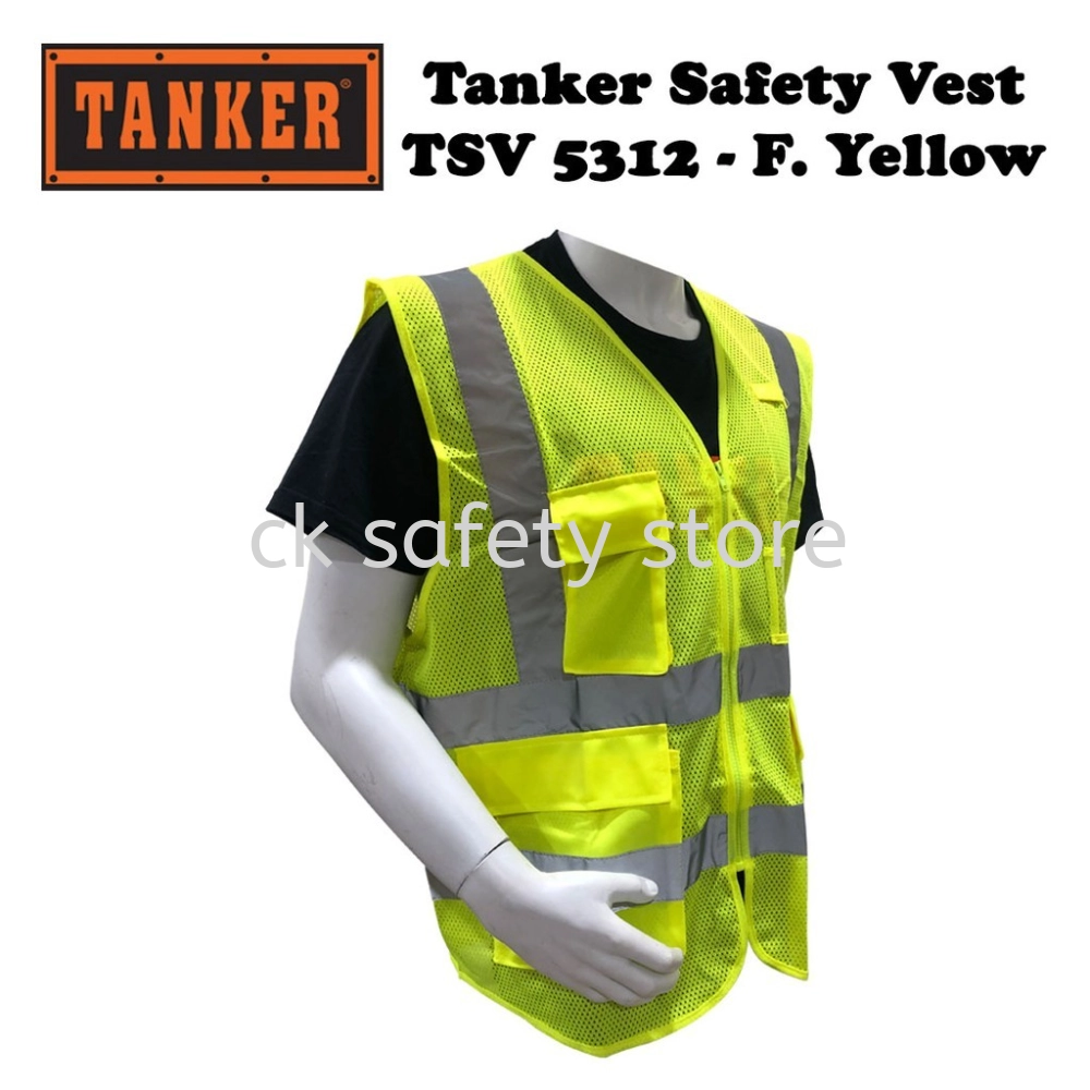 TANKER SAFETY VEST (NETTING) | WITH MULTI POCKET TSV5312 & TSV5313 (FREE SIZE)