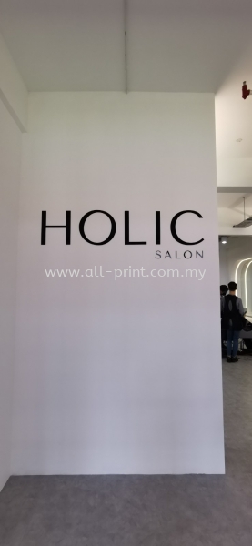 Holic Saloon - Laser Cut 3D Acrylic Lettering Signage