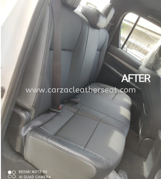 TOYOTA HILUX REAR LONG SEAT REPLACE LEATHER 