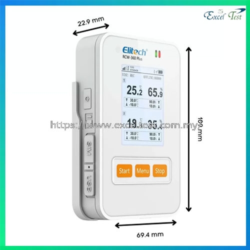 RCW-360 Plus 4G Wireless Temperature and Humidity Data Logger