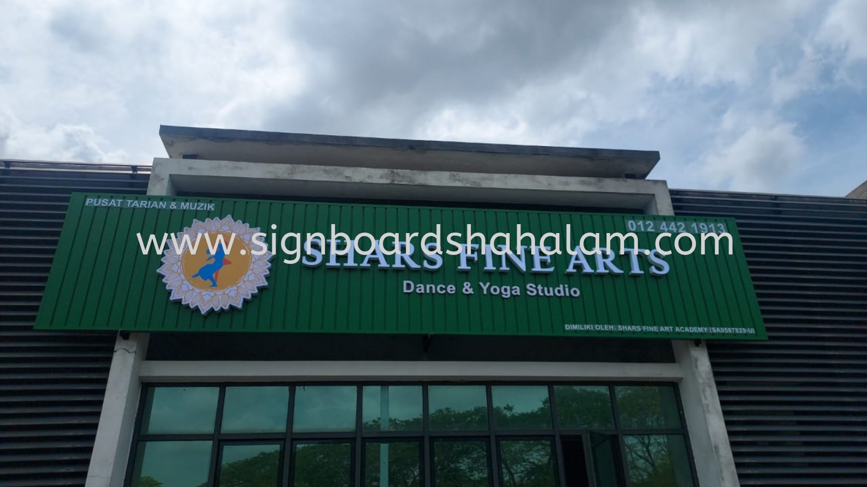 Shars Fine Arts Shah Alam - Aluminum Panel Base With 3D LED Frontlit Signboard 