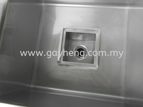 Stainless Steel Sink For Fish, Chicken or Meat Cutting Processing