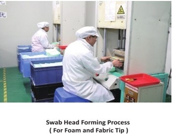 Cleanroom Polyester Swabs PS758