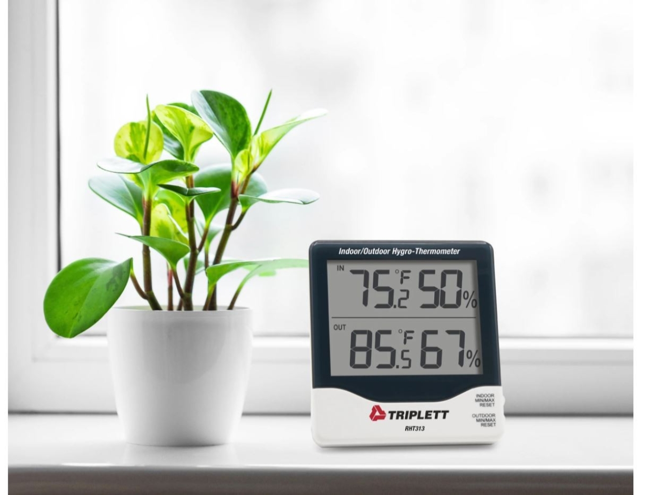 INDOOR/OUTDOOR HYGRO-THERMOMETER (RHT313)