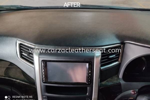 TOYOTA VELLFIRE DASHBOARD COVER REPLACE 