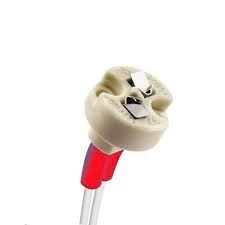 MR16 GU5.3 Ceramic Socket Wire Connector Round Halogen Holder