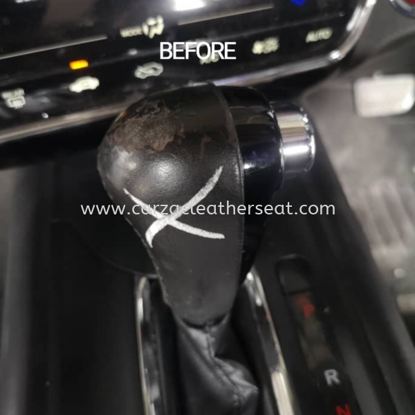 HONDA HR-V GEAR KNOB REPLACE LEATHER 