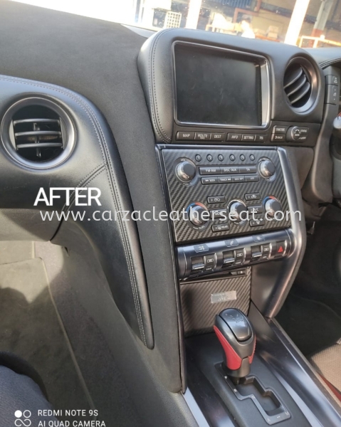 NISSAN GT-R DASHBOARD REPLACE ALCANTARA 