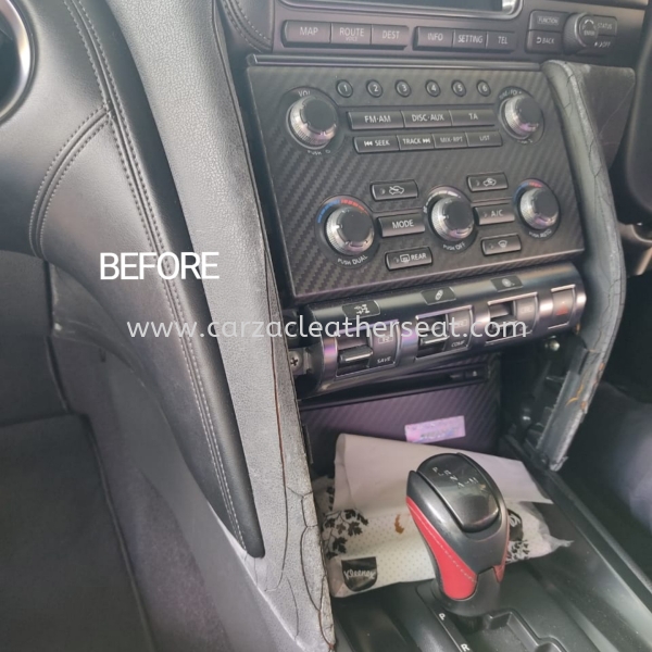 NISSAN GT-R DASHBOARD REPLACE ALCANTARA 