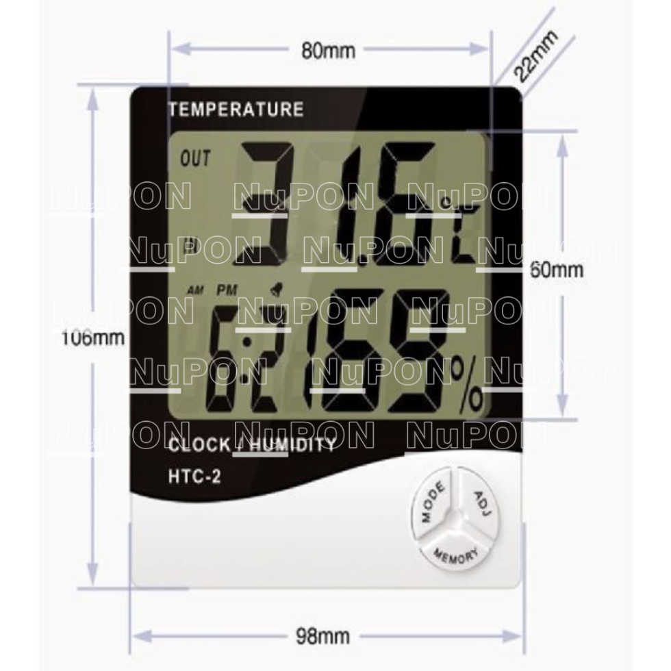 HTC-2 Digital Thermo-Hygrometer