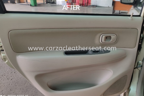 TOYOTA AVANZA DOOR PANEL WRAPPING REPLACE LEATHER 