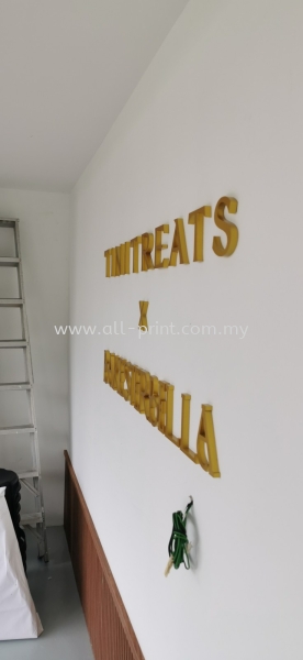 Tinitreats Bukit Jelutong - Eg Box Up 3D Lettering