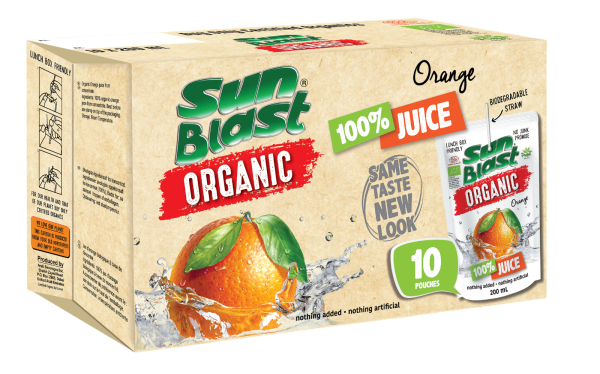 Sunblast Organic 100% Orange Juice (Old Look)