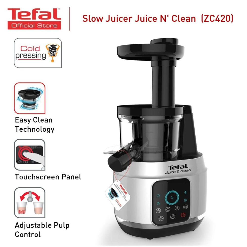 Tefal Slow Juicer Juice N' Clean ZC420
