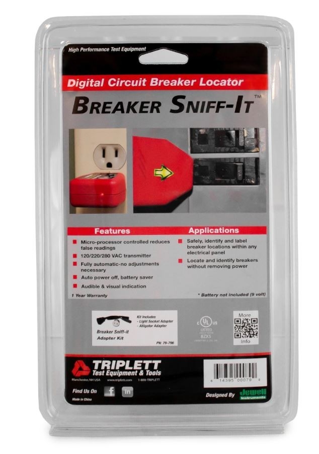 REFURBISHED BREAKER SNIFF IT™ MICRO-PROCESSOR CIRCUIT BREAKER LOCATOR - (9650R)