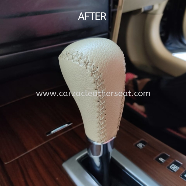 NISSAN TEANA GEAR KNOB REPLACE LEATHER 