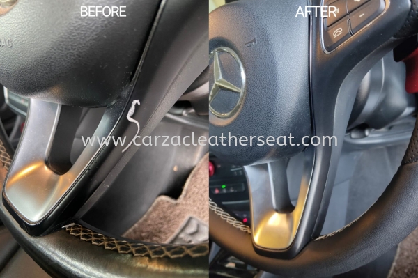 MERCEDES CLA STEERING WHEEL REPLACE LEATHER 