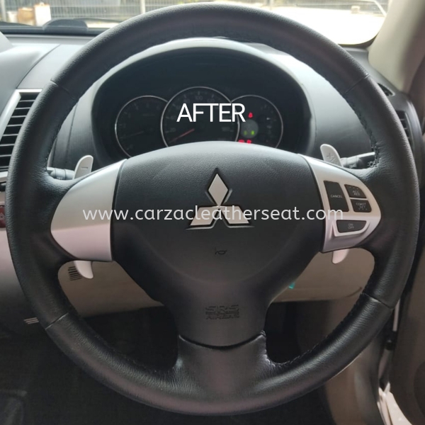 MITSUBISHI PAJERO STEERING WHEEL REPLACE LEATHER 