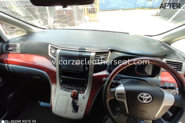 TOYOTA VELLFIRE DASHBOARD COVER REPLACE 